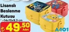 LİSANSLI BESLENME KUTUSU 14X15X9 CM indirimli fiyat LİSANSLI BESLENME KUTUSU 14X15X9 CM fiyat ve kampanya bilgisi